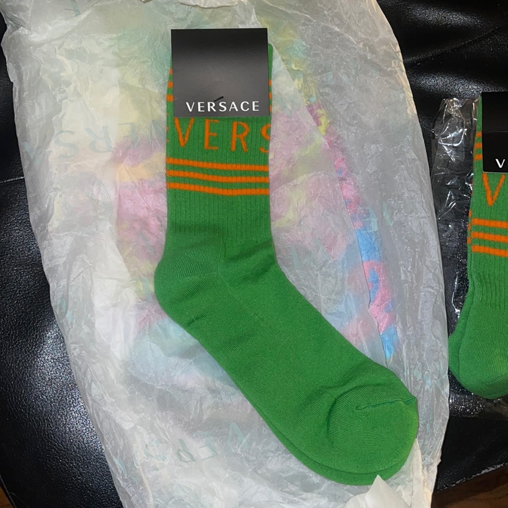 Versace Logo socks